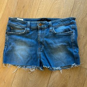 Joe’s denim shorts. Cut off.
